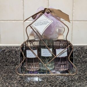 Air & Water 4-Pc Bath Mist & Pouf Set